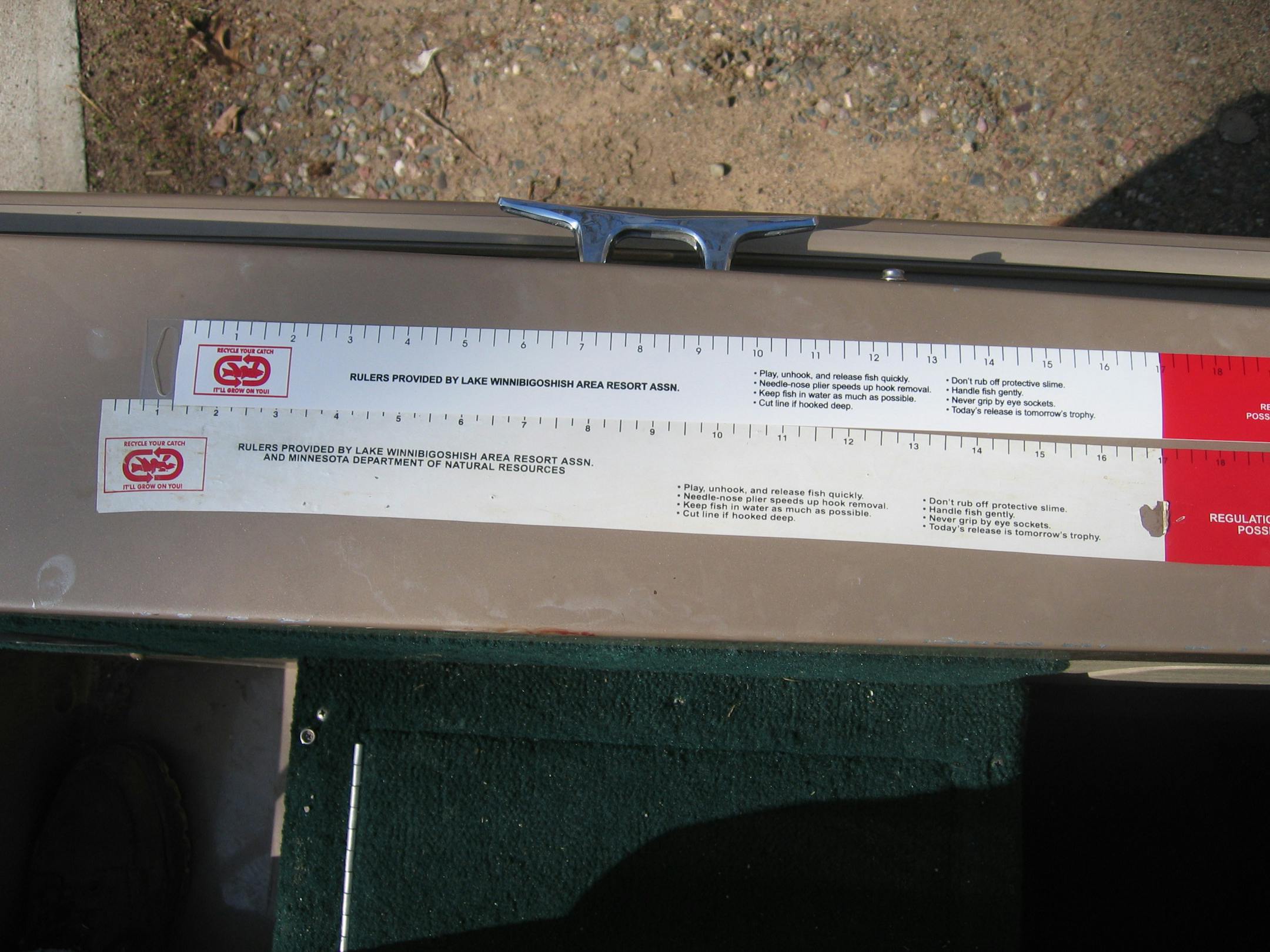 DNR fish rulers: Are they accurate, or intentionally made inaccurately?