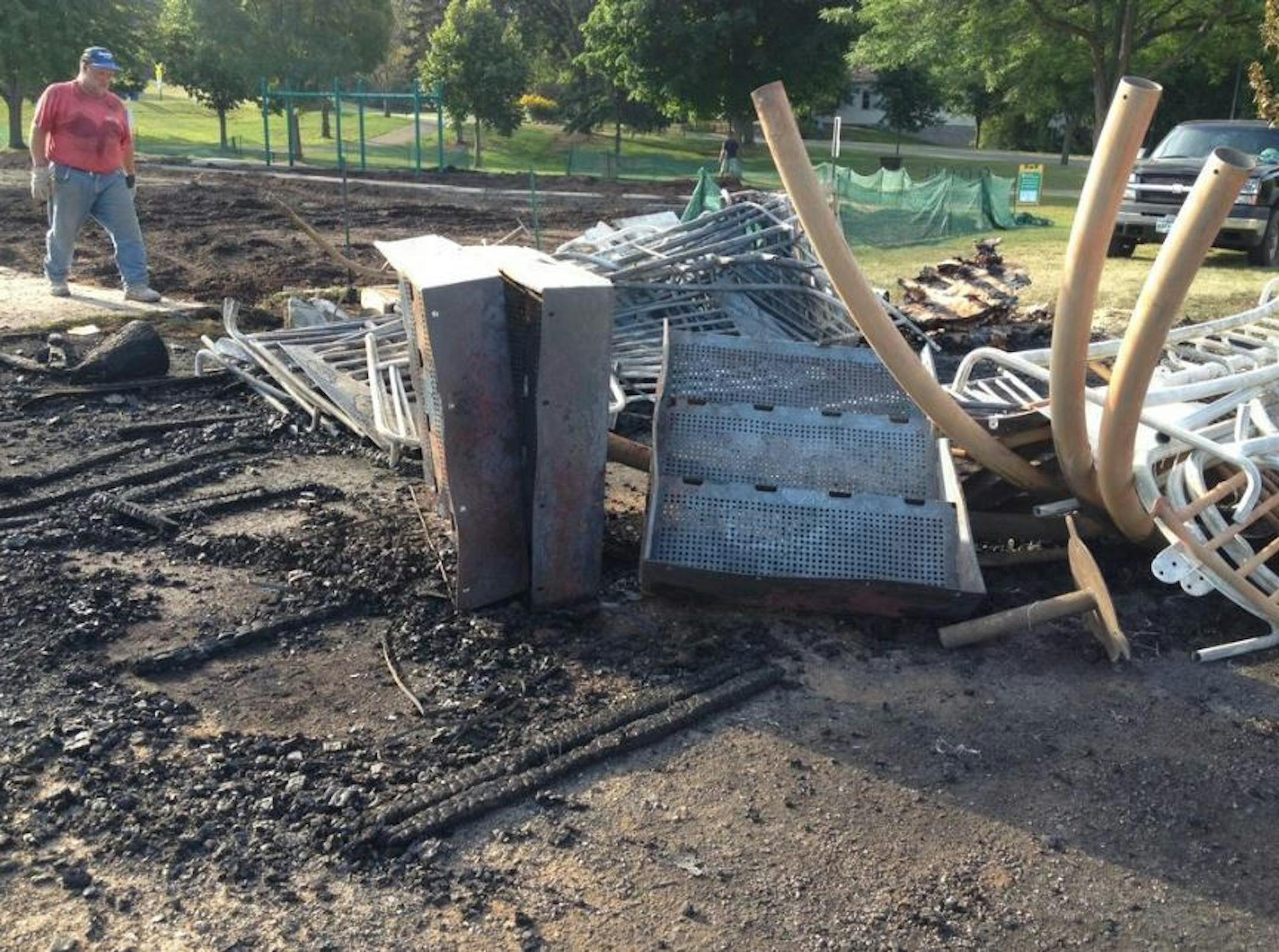 Arson destroyed about $200,000 worth of playground equipment in Plymouth.
