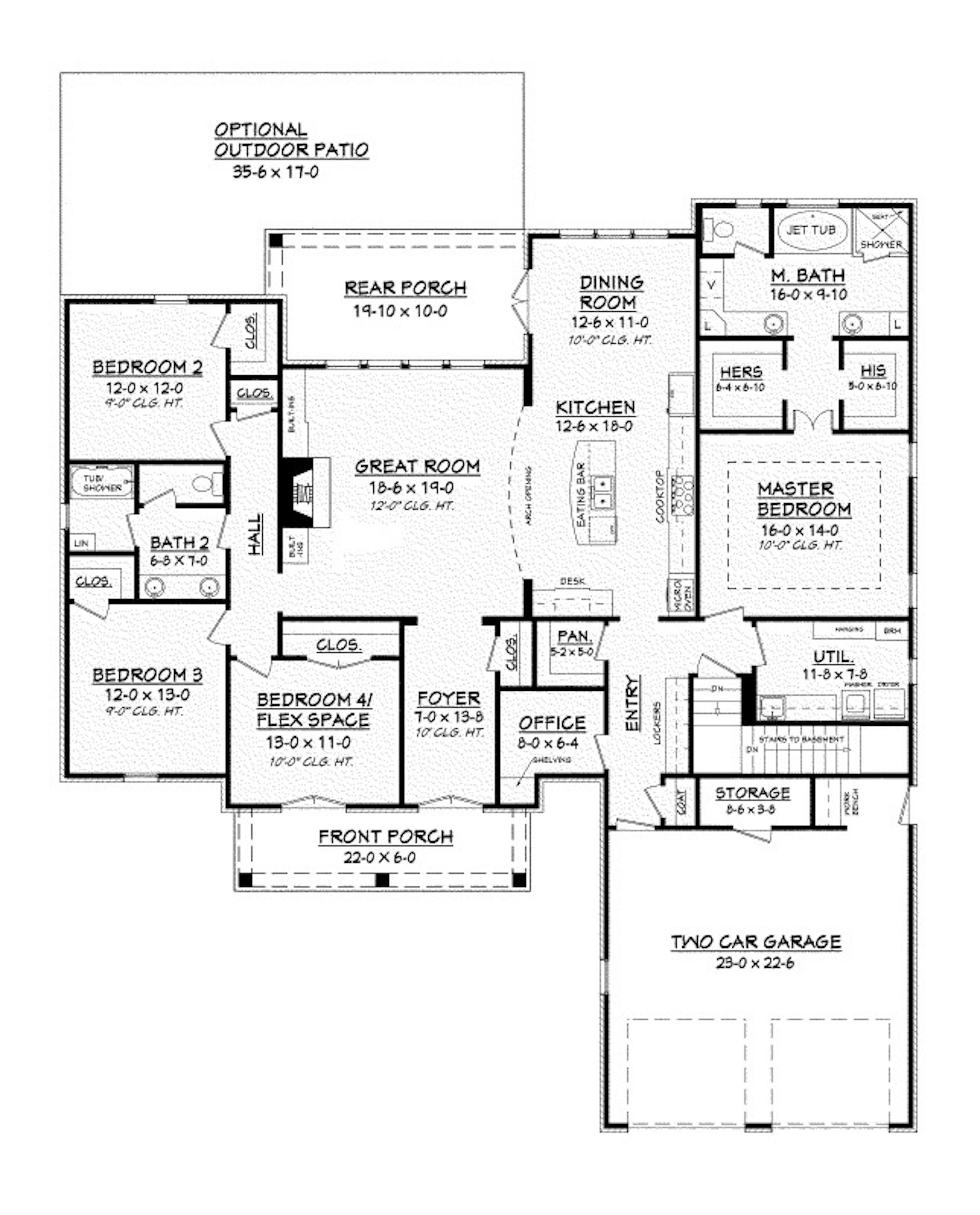Acadian-inspired ranch: Home plan for June 7, 2015