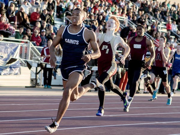 The Hamline Elite Meet, shown here in 2016, ranks among the top high school track events of the season.