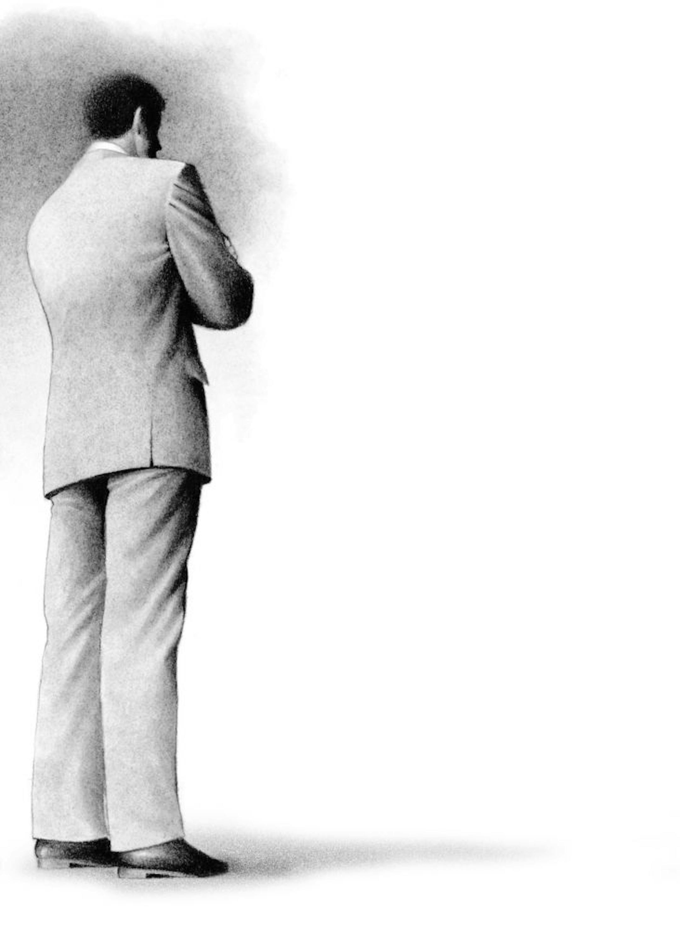 300 dpi 5 col x 14.5 in / 246x368 mm / 837x1253 pixels Doug Griswold color illustration of two men standing back-to-back with their arms crossed in disagreement. San Jose Mercury News 2003 <p>KEYWORDS: krtbusiness business krtnational national krtworld world krtfeatures features krtintlbusiness management corporate corportation krtnamer north america krtopinion opinion krtrelationship relationship krtusbusiness u.s. us united states altercado businessman businessmen communication desacuerdo des