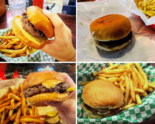 Four Juicy Lucys, but only one winner.