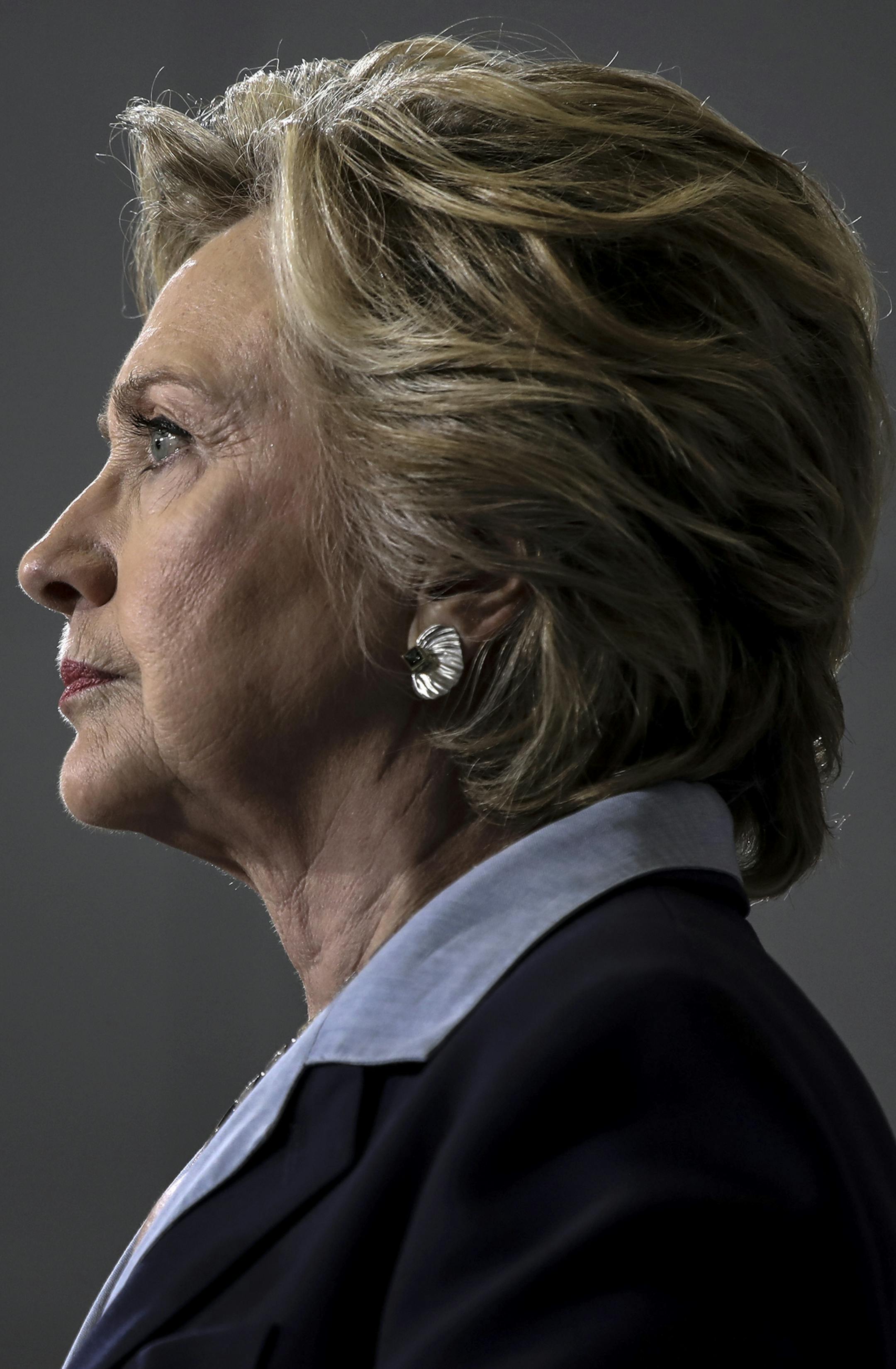 Hillary Clinton gives an economic speech in Toledo, Ohio, Oct. 3, 2016. (Todd Heisler/The New York Times) ORG XMIT: XNYT88