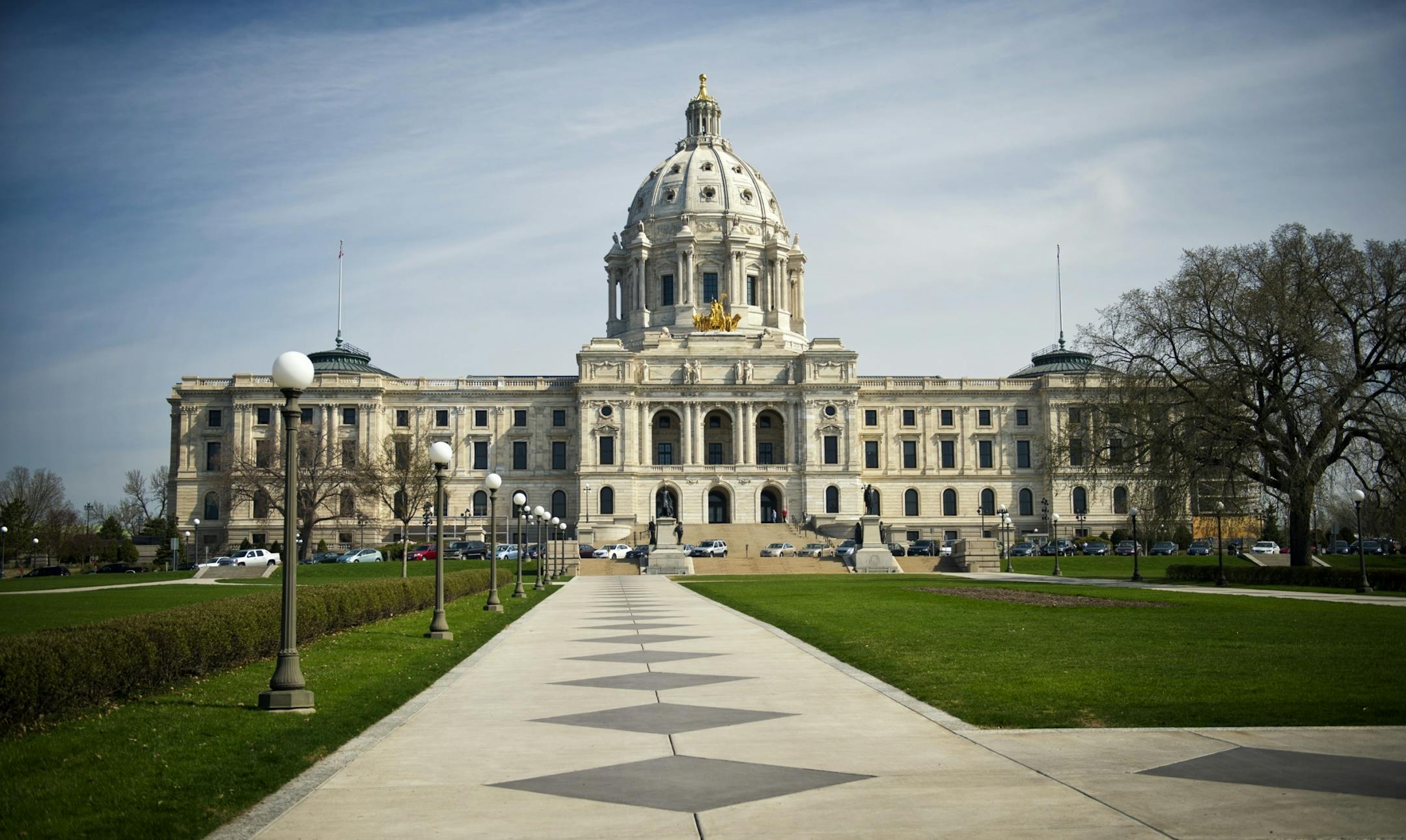 The exterior of the Minnesota State Capitol Tuesday, May 7, 2013