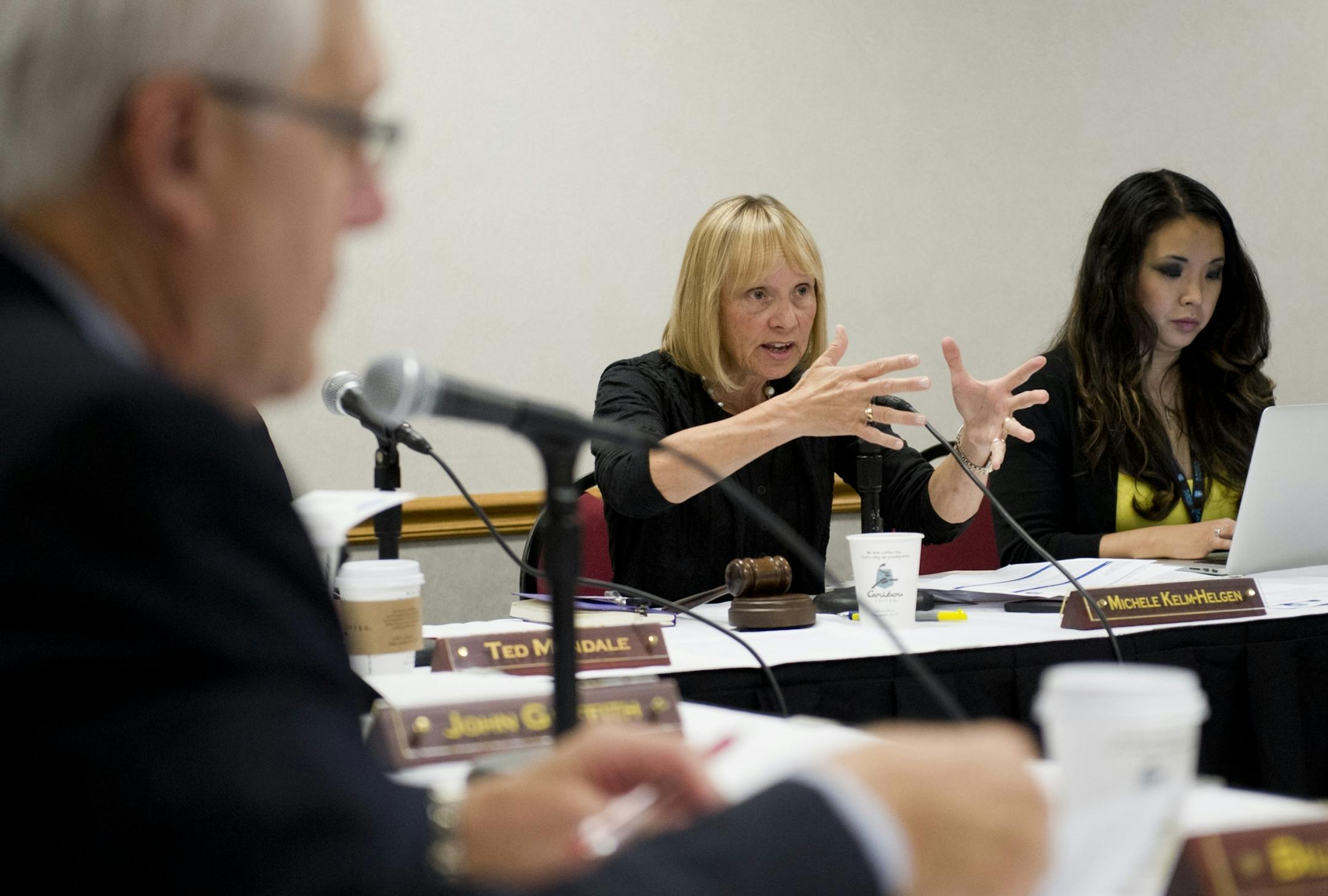 Minnesota Sports Facilities Authority chair Michele Kelm-Helgen. Friday, August 23, 2013