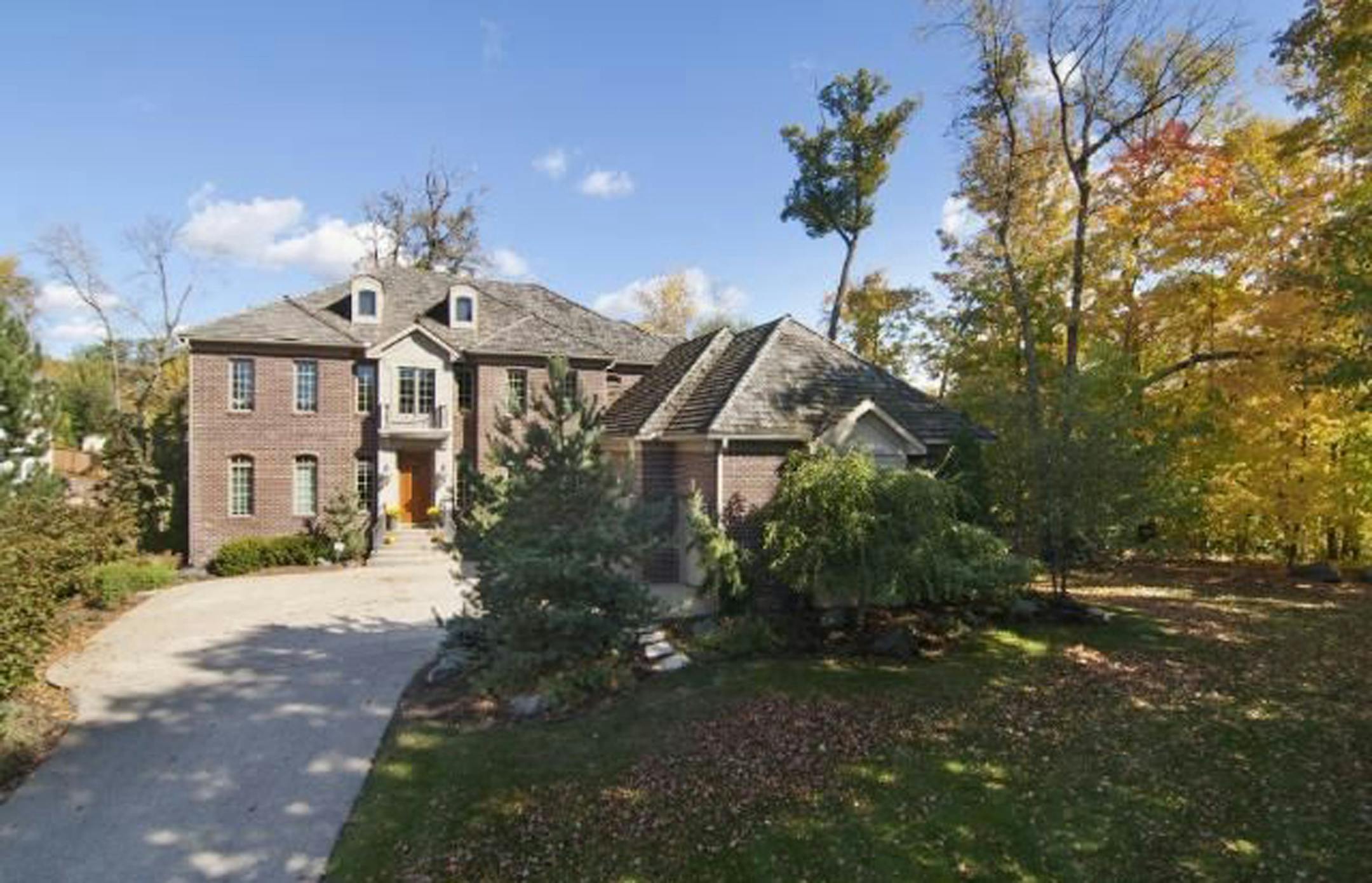 Christian Ponder's 5,540-square-foot home is in a gated neighborhood in the community of Tonka Bay.