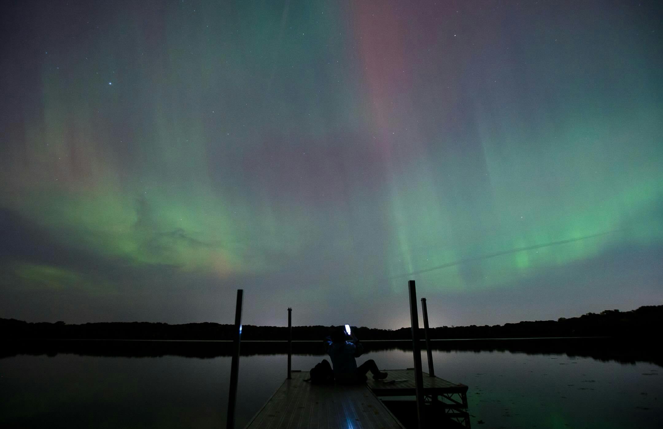 The northern lights.
