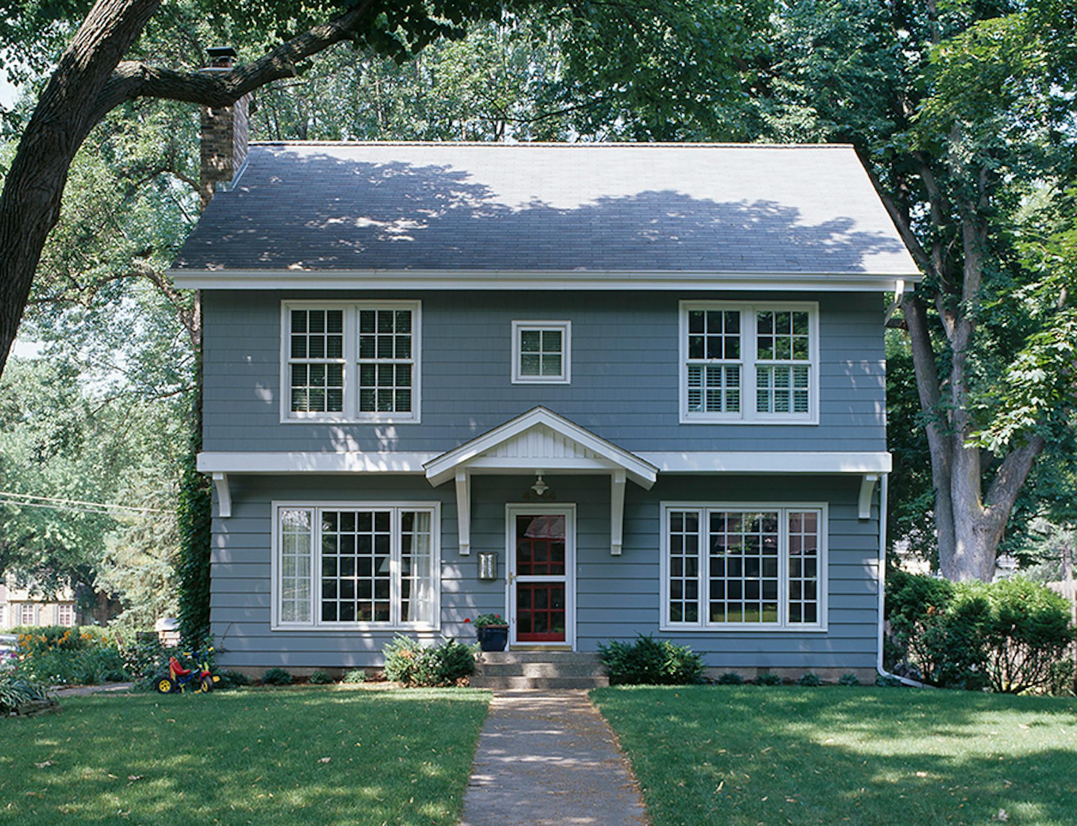 Main floor renovation transformed the home within the original footprint, by Rehkamp Larson Architects.