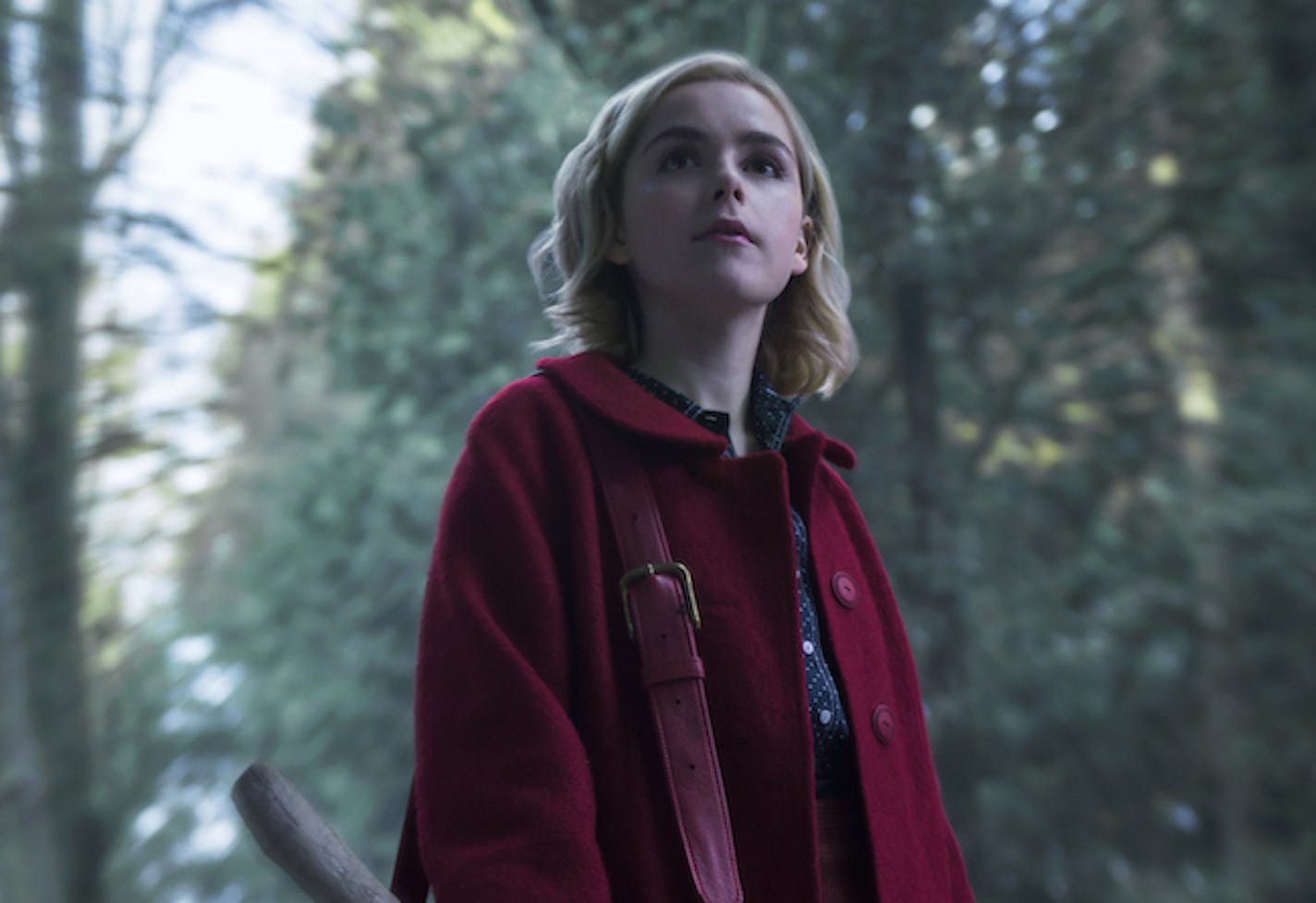 Kiernan Shipka in "The Chilling Adventures of Sabrina."