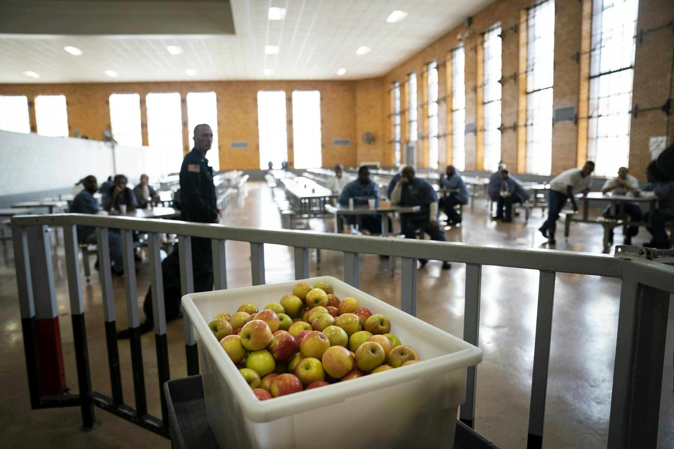 The cafeteria at Stillwater prison, as seen on Jan. 25 during a tour by members of the Minnesota House.