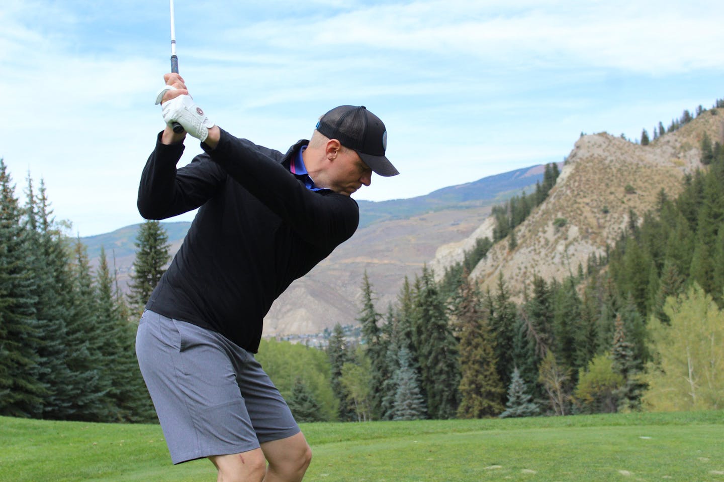 The Wild's Mikko Koivu participated in a team golf outing in Colorado earlier this week.