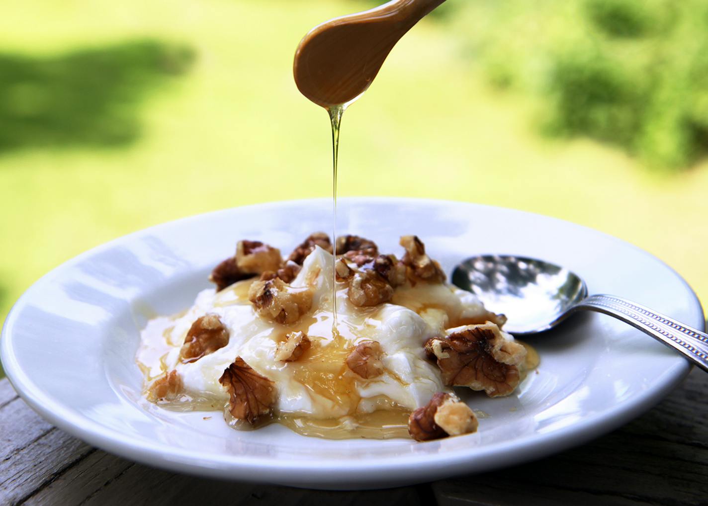 Mary Jo Hoffman, Special to the Star Tribune Yogurt, Walnuts and Honey