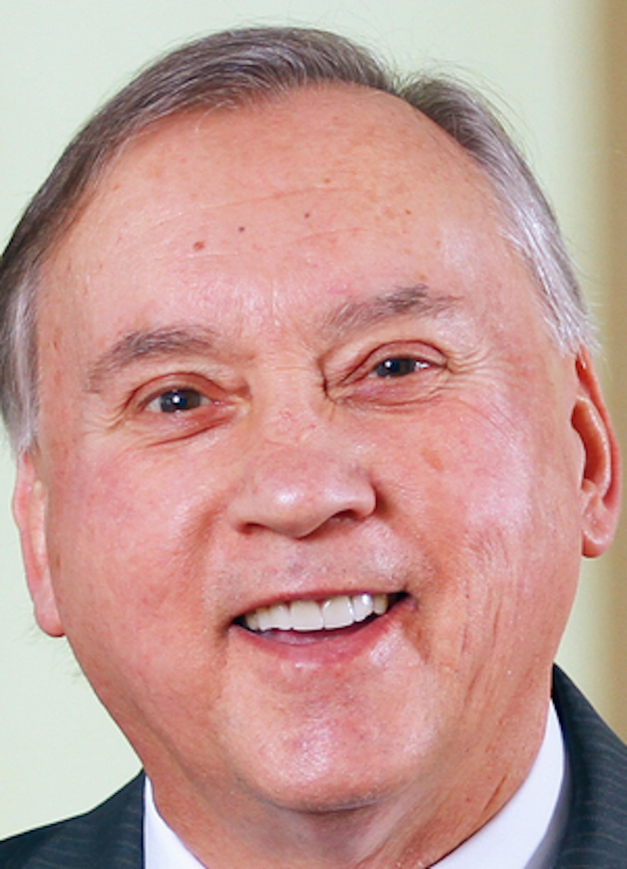 Environmental portrait of Mick A. Sheppeck taken on Friday, April 12, 2013 on the Minneapolis campus of the University of St. Thomas.