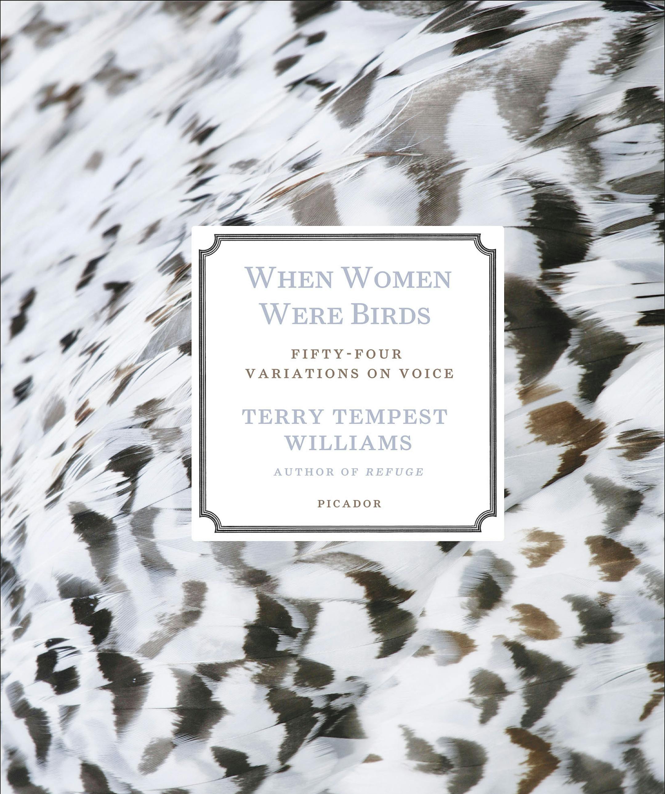 book jacket for "When Women Were Birds," by Terry Tempest Williams