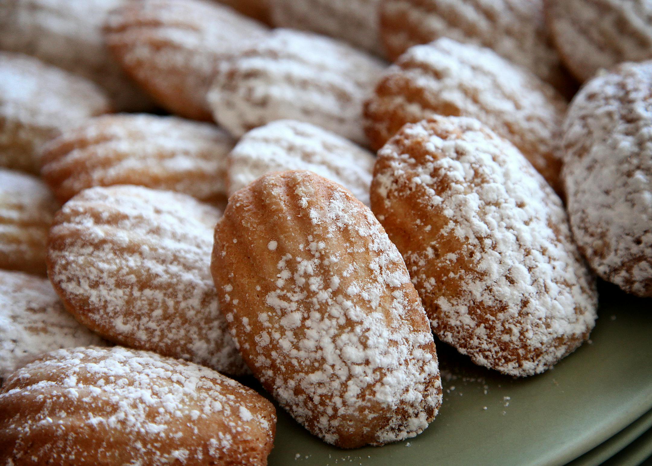 Madeleines require a special baking pan to make the small, shell-shaped spongecakes.