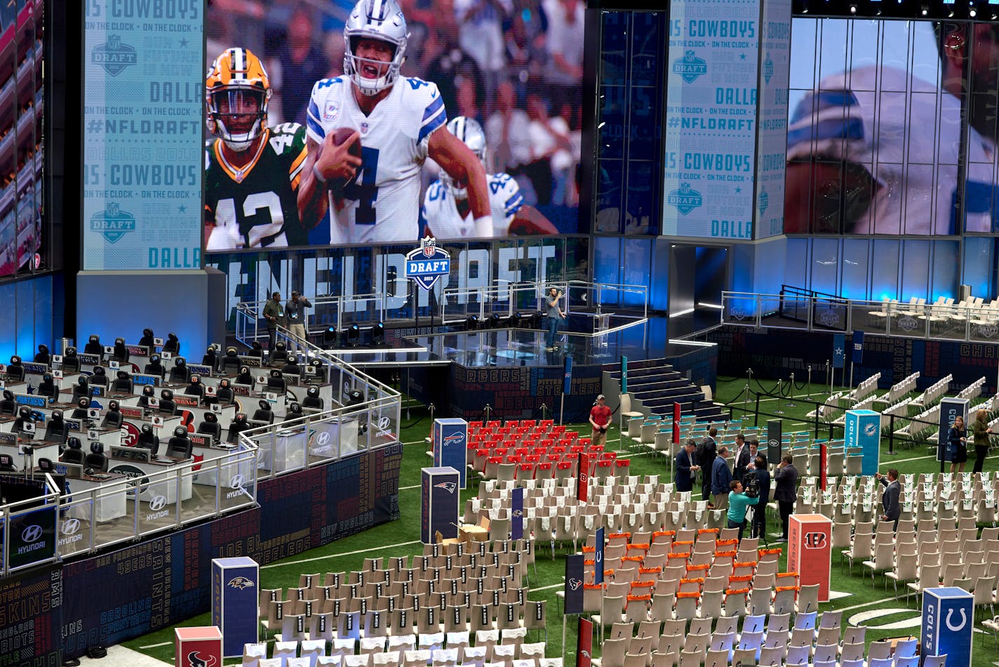 The stage was set for the 2018 NFL Draft in Texas