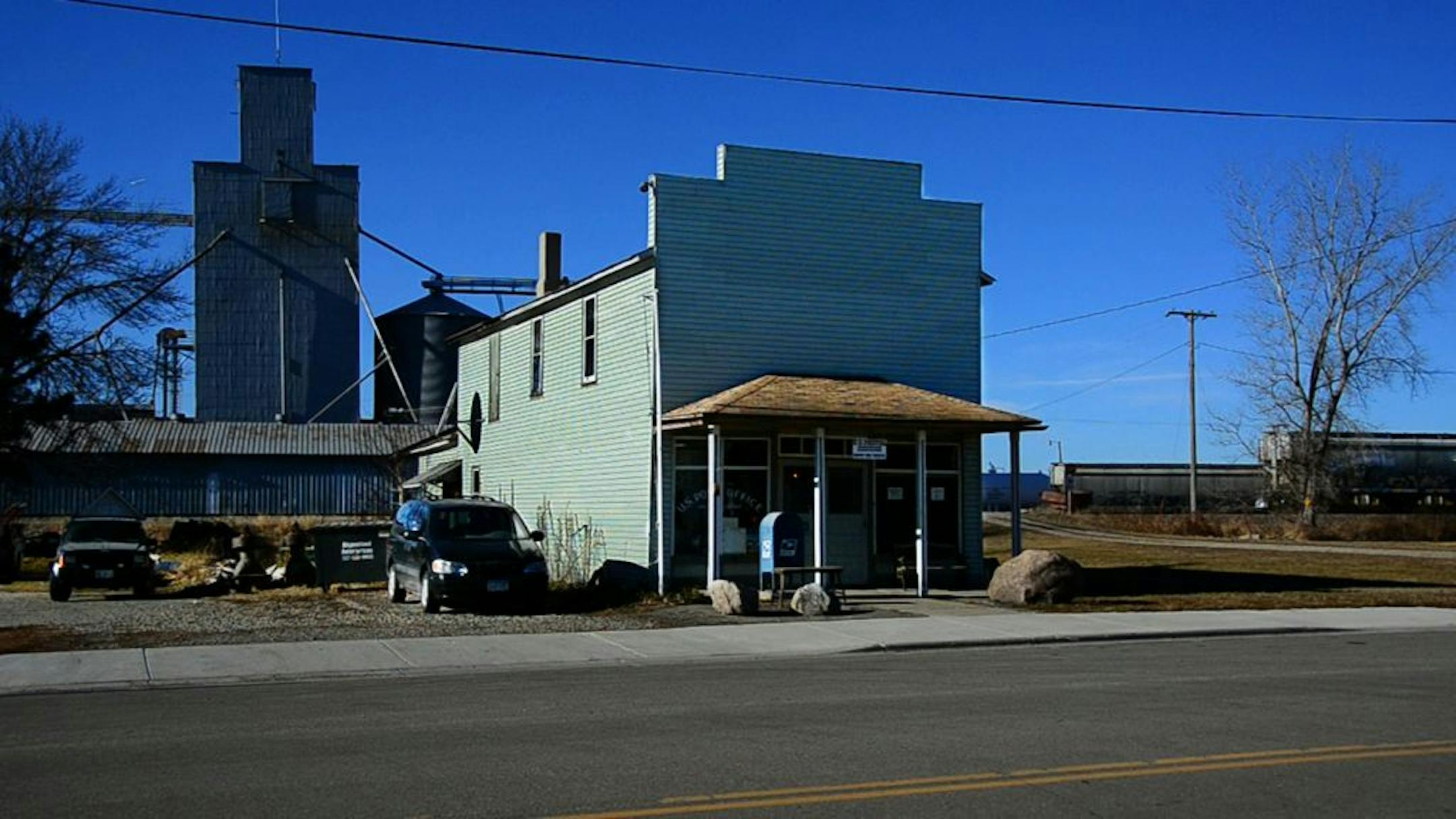 With its porch and garden benches out front, Hope's post office also is a place where residents can sit and gab a bit after picking up their mail.