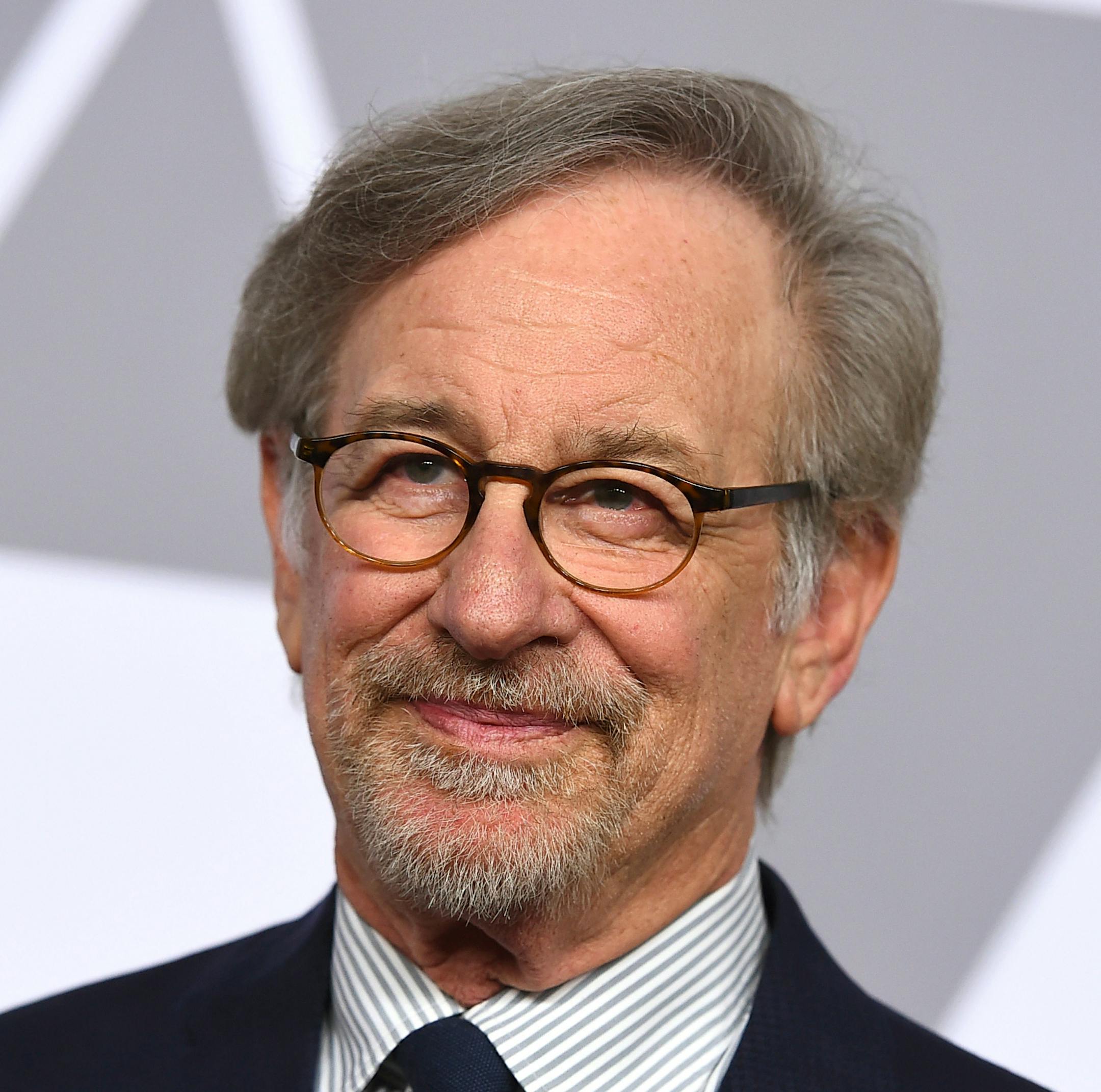 FILE - In this Feb. 5, 2018 file photo, Steven Spielberg arrives at the 90th Academy Awards Nominees Luncheon in Beverly Hills, Calif. Warner Bros. Chairman Toby Emmerich says Tuesday that the legendary filmmaker will produce and may direct the World War II action adventure “Blackhawk," for the studio. (Photo by Jordan Strauss/Invision/AP, File)