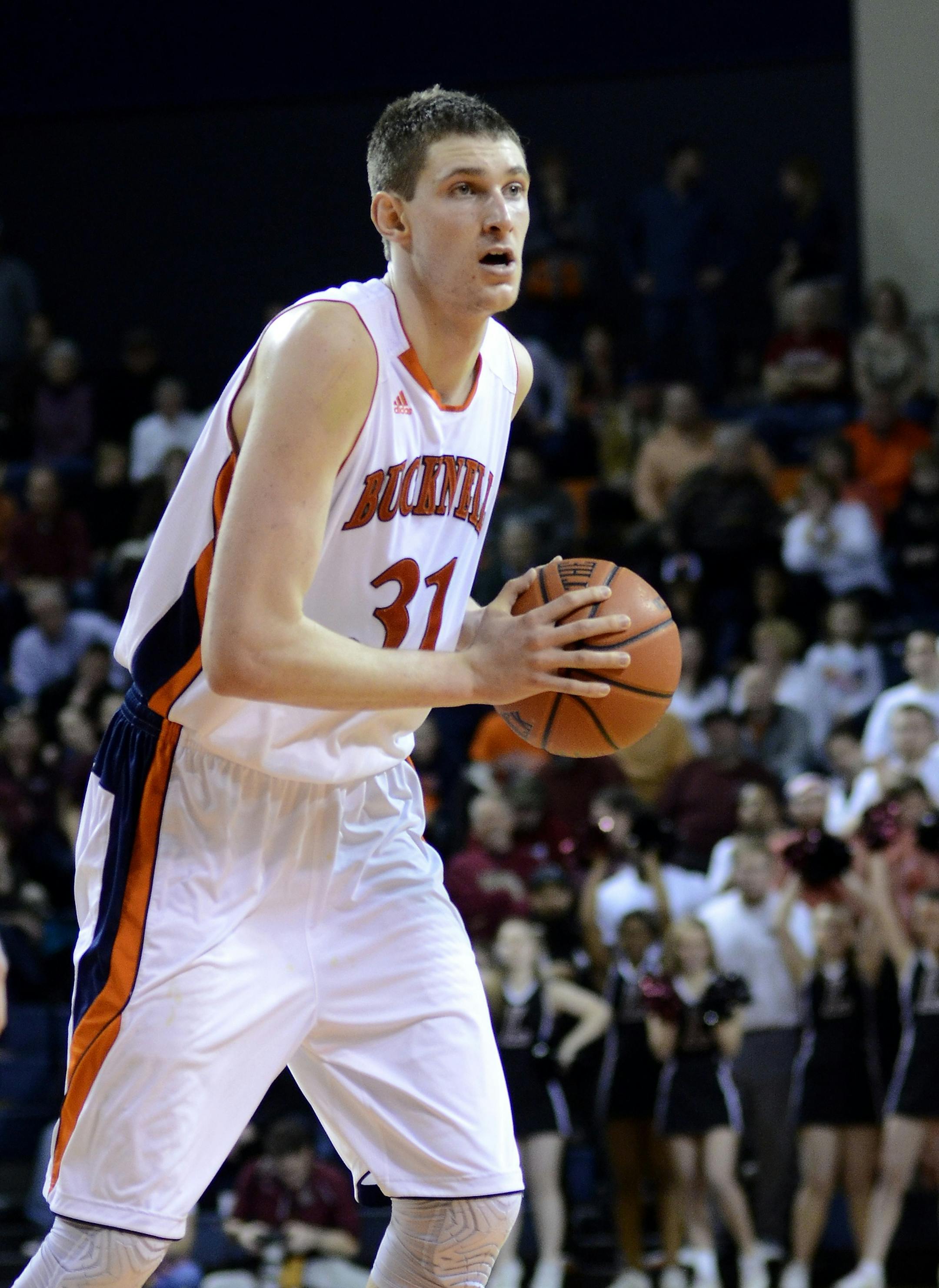 Mike Muscala is the only Division I player to average at least 18 points and 11 rebounds this year.