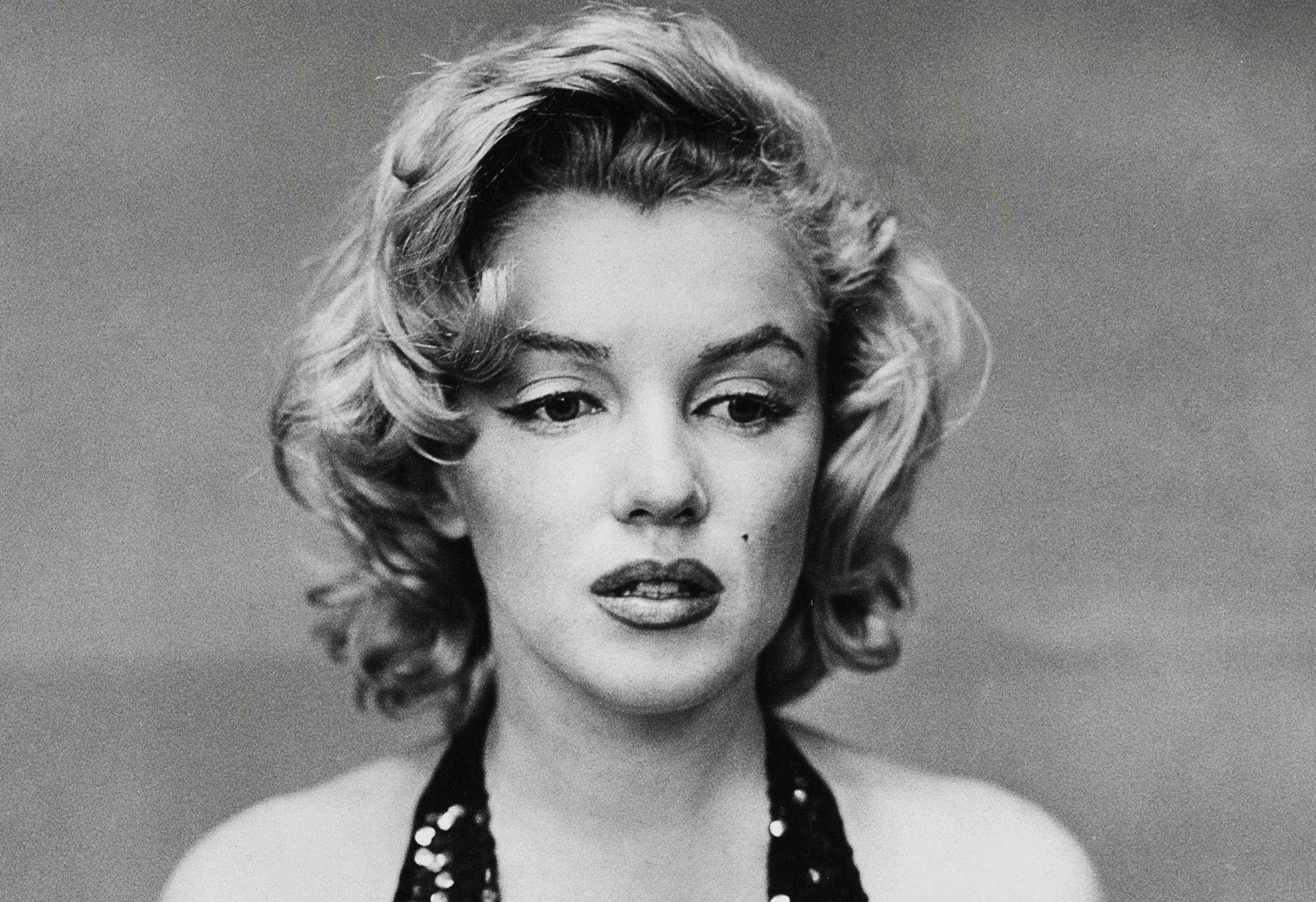 Marilyn Monroe poses for photographer Bert Stern in 1962. The photo, entitled "The Last Sitting."