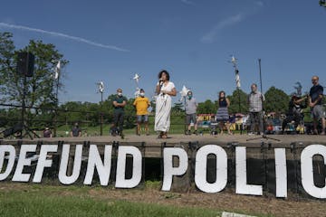 In June, Council Member Alondra Cano spoke during "The Path Forward" meeting at Powderhorn Park. The focus of the meeting was the defunding of the Min