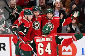 The Wild, like Saturday opponent Columbus, has had many players sharing in the success of a double-digit winning streak.