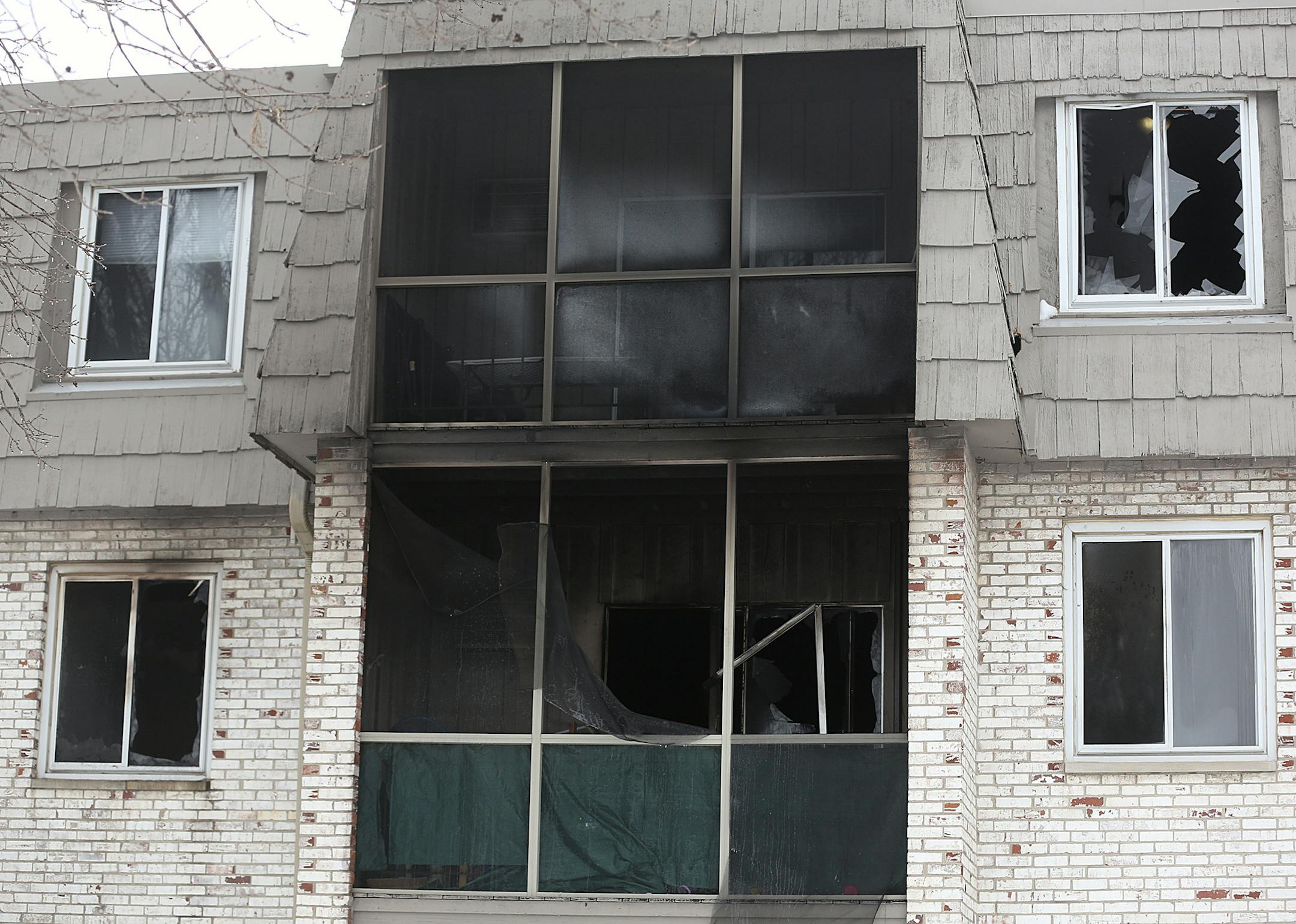 A 2-year-old boy died in an apartment fire Friday morning in Brooklyn Center, police said. The fire at 4584 58th Av. was reported shortly before 11:30 a.m. by a resident in another unit in the building, according to Cmdr. Brian Peters of the Brooklyn Center Police Department. ] JIM GEHRZ ‚Ä¢ jgehrz@startribune.com / Brooklyn Center, MN / January 16, 2015 / 1:30 PM / BACKGROUND INFORMATION: Fire just before noon. A 2-year-old boy died in an apartment fire Friday morning in Brookl