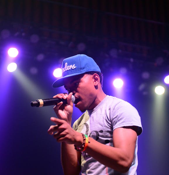 Chance the Rapper performs as part of The Space Migration Tour at The Tabernacle on Tuesday, July 2, 2013, in Atlanta. (Photo by Robb D. Cohen/RobbsPh