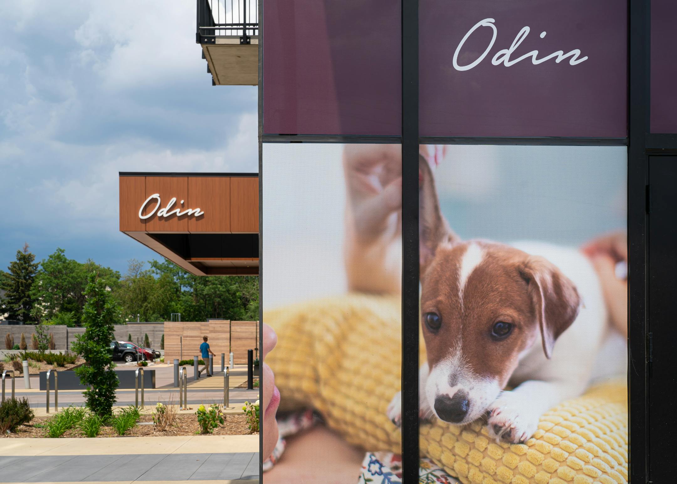 Odin has cursive exterior name sign that makes it look like a person's handwriting. https://odinmn.com/gallery 401 1st Ave NE, Minneapolis, MN 55413.