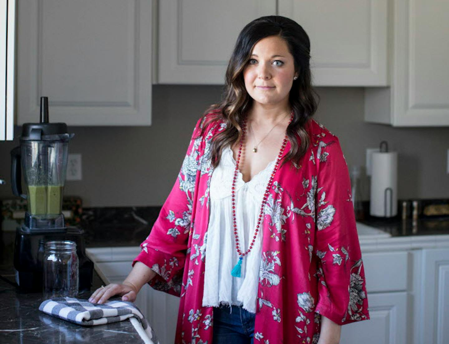 Kirsten Freiborg, now 27, who learned at the age of 22 that she had colon cancer, at home in New Hope, Minn., Feb. 25, 2017. A new study that analyzed cancer incidence by birth year found that colorectal cancer rates, which had dropped steadily for people born between 1890 and 1950, have been increasing for every generation born since 1950. (Jenn Ackerman/The New York Times)