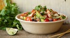 The photo is provided by Freshii. Budget ID is 685085 Pangoa bowl in photo. Caption: Freshii restaurants will discount its Mexican-inspired entrees 50