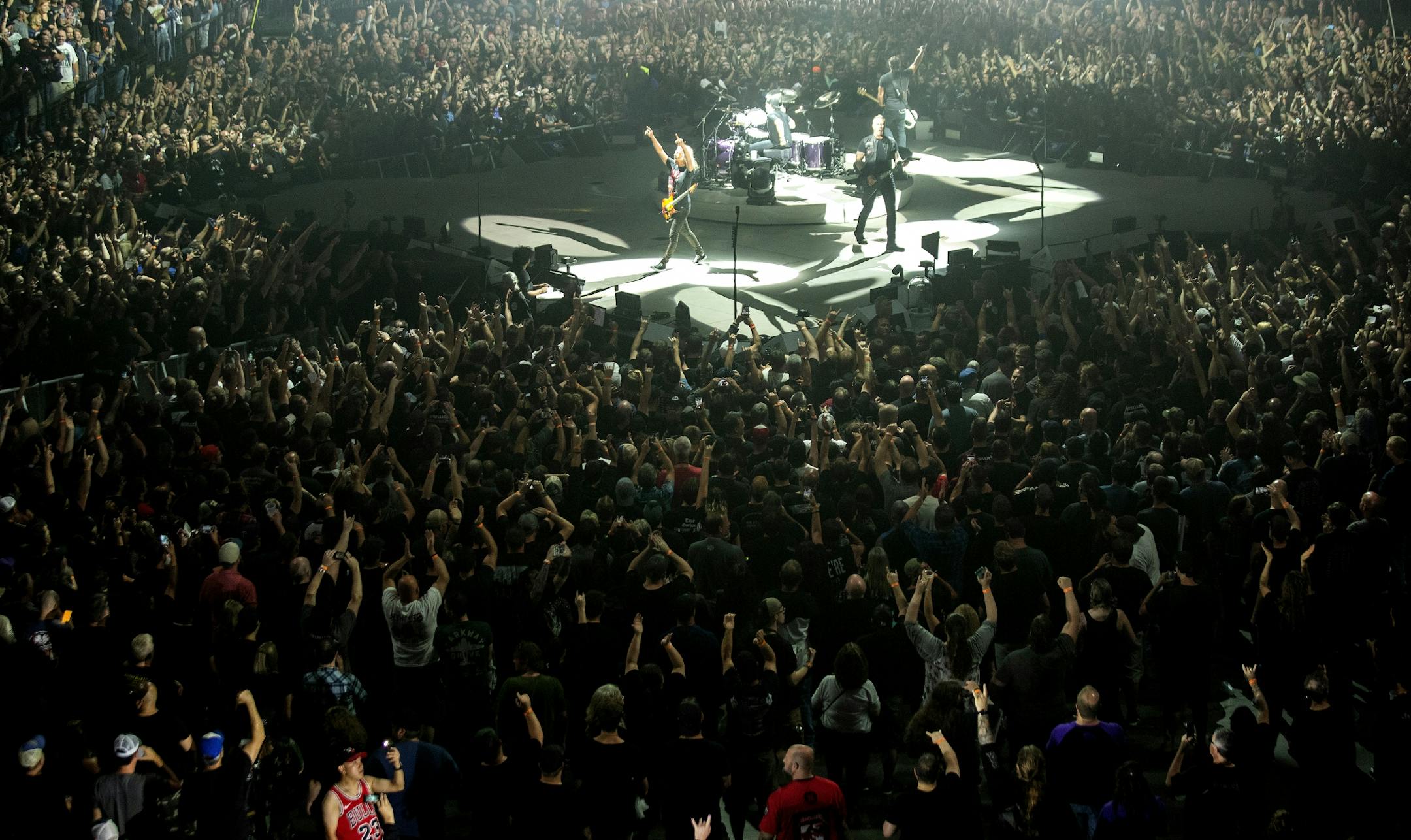 Metallica performed at Target Center.