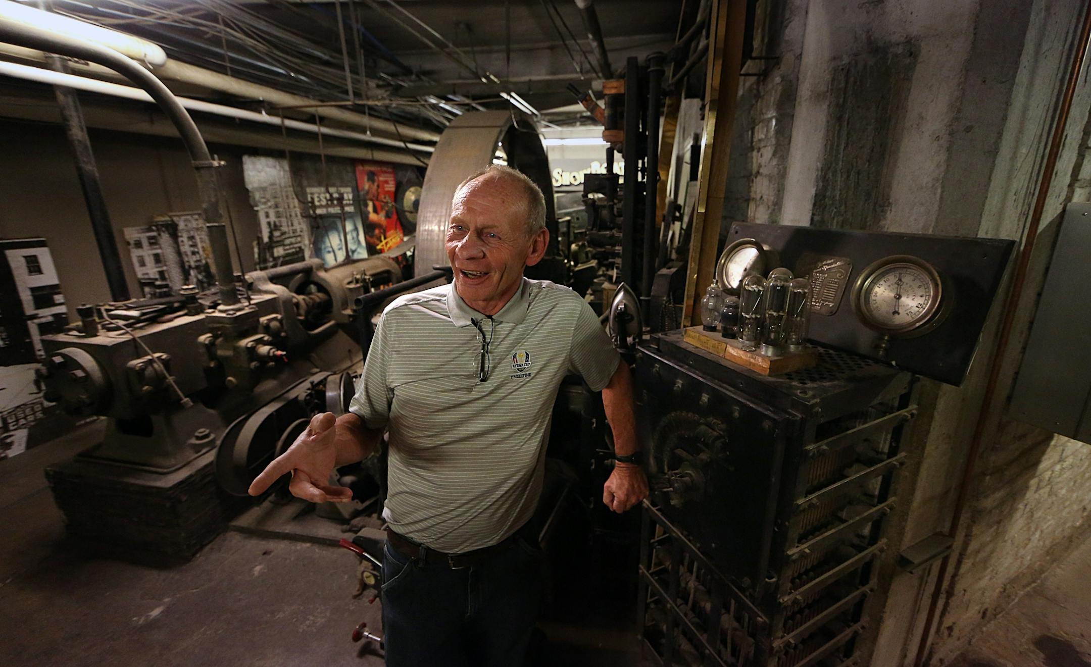 Dave Marietta, is a third-generation stagehand and longtime "House man" who helps to keep the restored Hennepin Theater Trust theaters running. The basement at the Orpheum is filled with historic items from decades of productions. Marietta can relate stories that date back to the days of vaudeville.