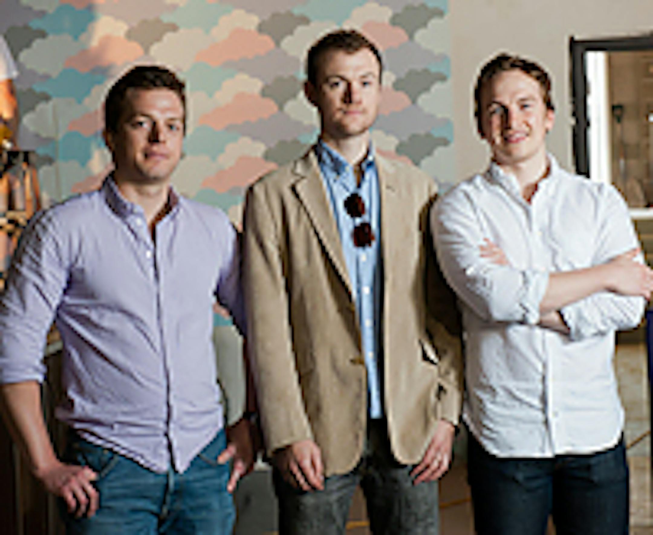 From left - Eric Dayton, Pip Hanson and Andrew Dayton