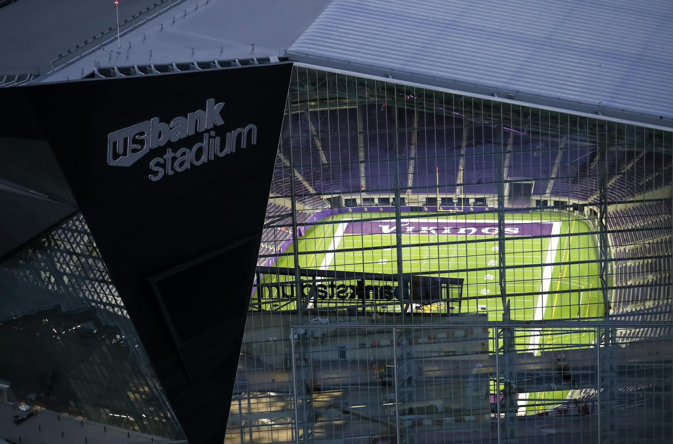 U.S. Bank Stadium.