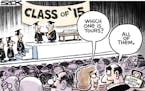Sack cartoon: Student loans