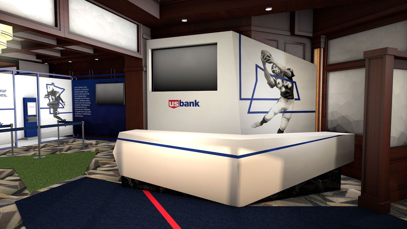 The U.S. Bank Possibilities Lounge will allow visitors to experiment with payment methods.
Image courtesy U.S. Bank