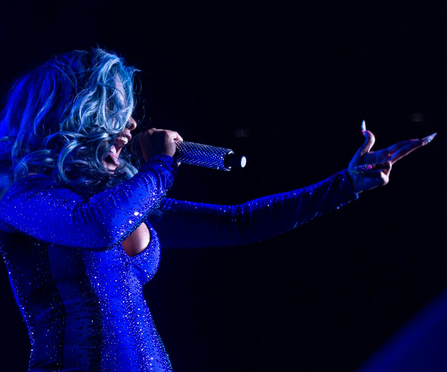 Cardi B performs at Target Center in Minneapolis, July 27, 2019. ] NICOLE NERI &#x2022; nicole.neri@startribune.com