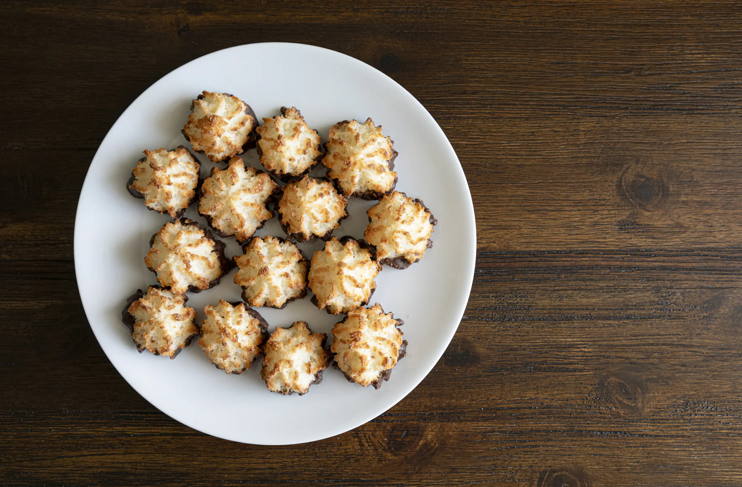 Recipes: Coconut Macaroons, Walnut Cookies, Fudgy Passover Brownies