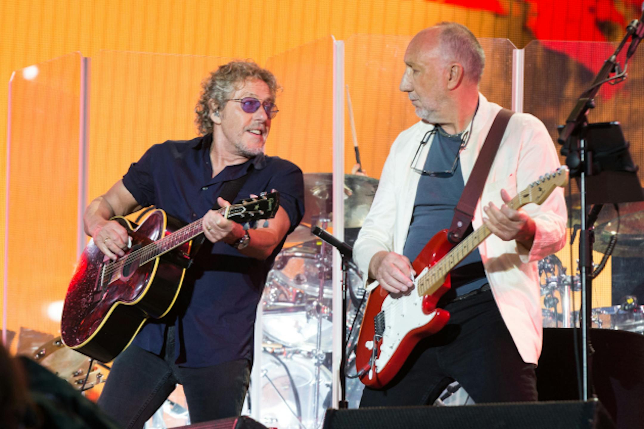 Roger Daltrey, left, and Pete Townshend rocked the Glastonbury Festival in June. / Jim Ross, Invision, AP