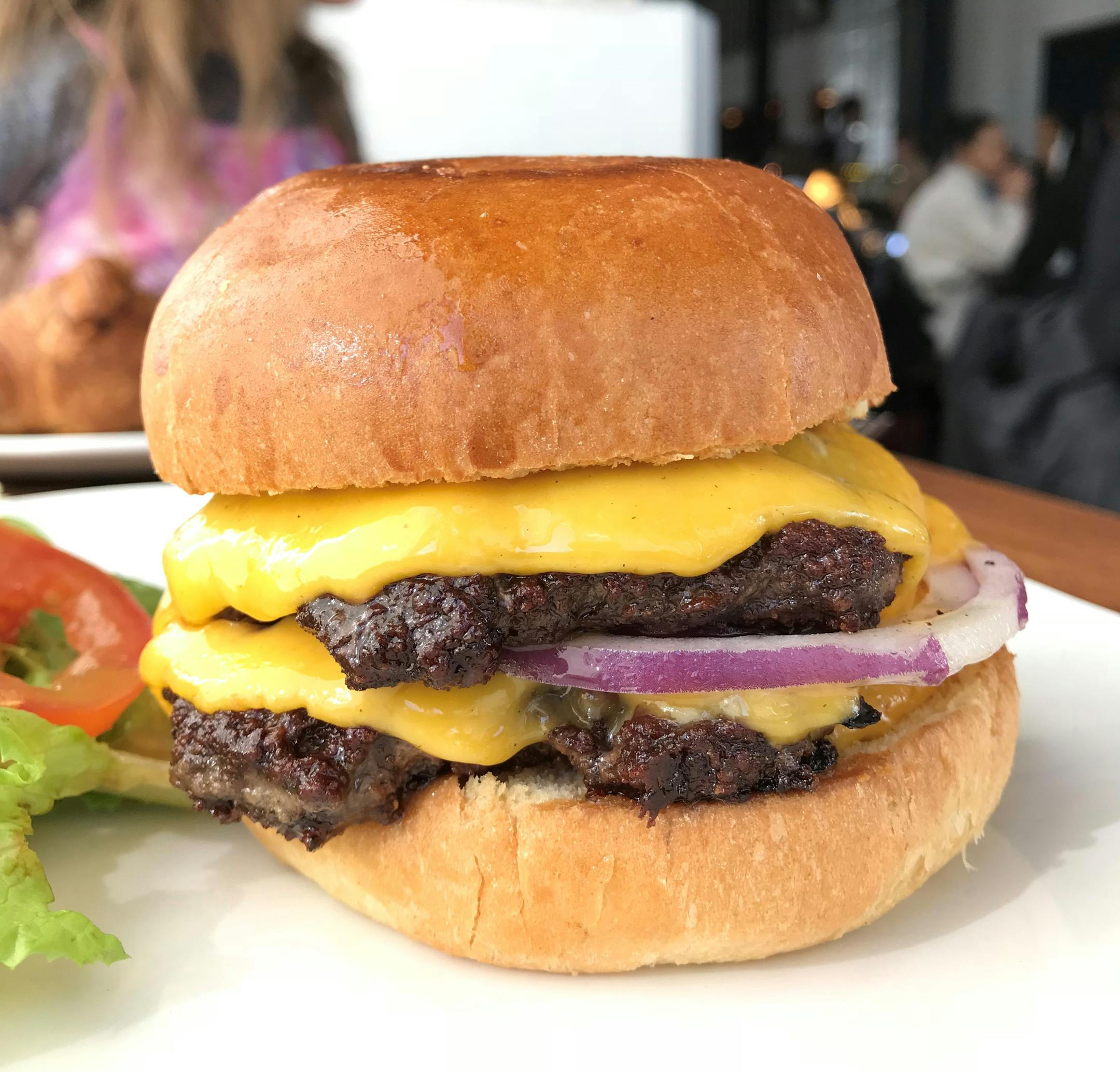The double cheeseburger at Martina.