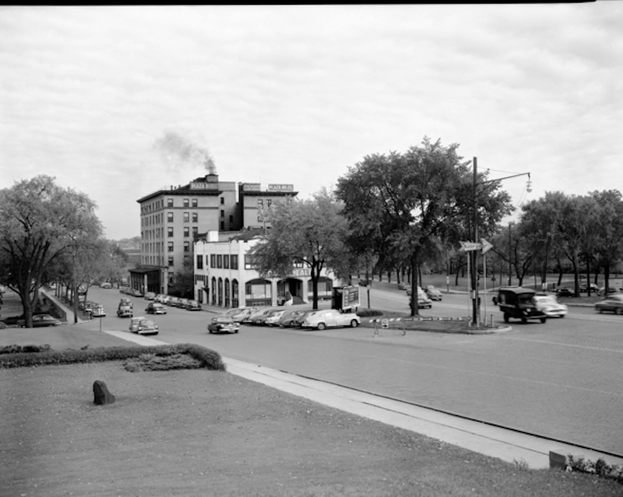 Plaza Hotel at Hennepin and Lyndale, Minneapolis, 1950.