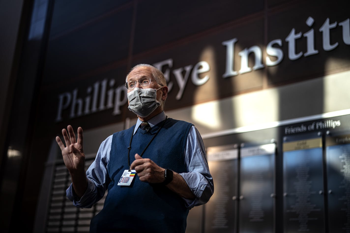 Allina Health's Infectious disease specialist Dr. Frank Rhame explains the process for the upcoming COVID vaccine clinical trial. ] Jerry Holt •Jerry.Holt@startribune.com Allina Health's Infectious Disease Research team has been hard at work setting up the Phase 3 clinical trial site for Janssen's (Johnson & Johnson) ENSEMBLE Study researching a vaccine to prevent COVID-19. Allina Health's Infectious Disease Research team are excited to start enrolling participants for Phase 3 of Janssen's clini