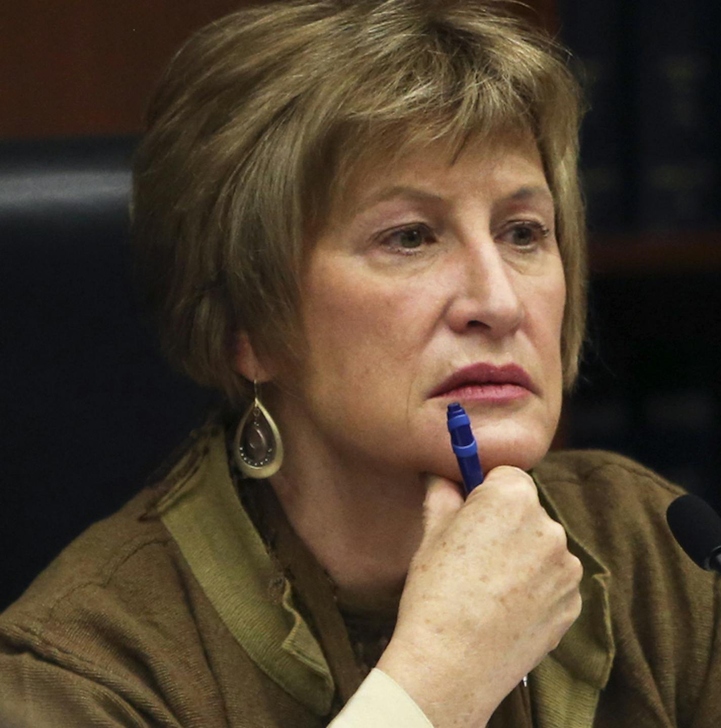 Minnesota Senator Kathy Sheran, right, and House member Tina Liebling, left, of the House Health and Human Services Policy Committee and Senate Health, Human Services and Housing Committee listened in during a review of the Board of Nursing's licensing and disciplinary processes Wednesday, Nov. 13, 2013, at the State Office Building in St. Paul, MN.](DAVID JOLES/STARTRIBUNE) djoles@startribune.com Nurses who are repeatedly fired often quickly find jobs for non-hospital employers. Home health car