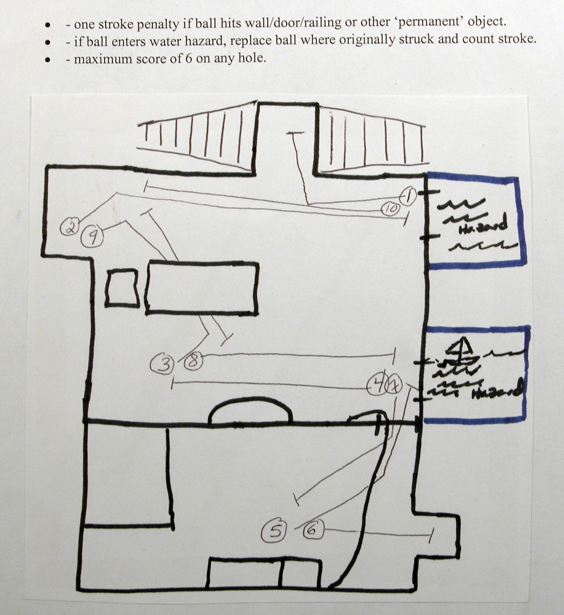 provided image accompanies tony gonzalez story ' maps0904' - mini golf course