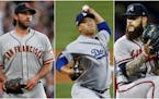 Among the free-agent pitchers the Twins are looking at for their starting rotation are three NL lefthanders: San Francisco's Madison Bumgarner, the Lo