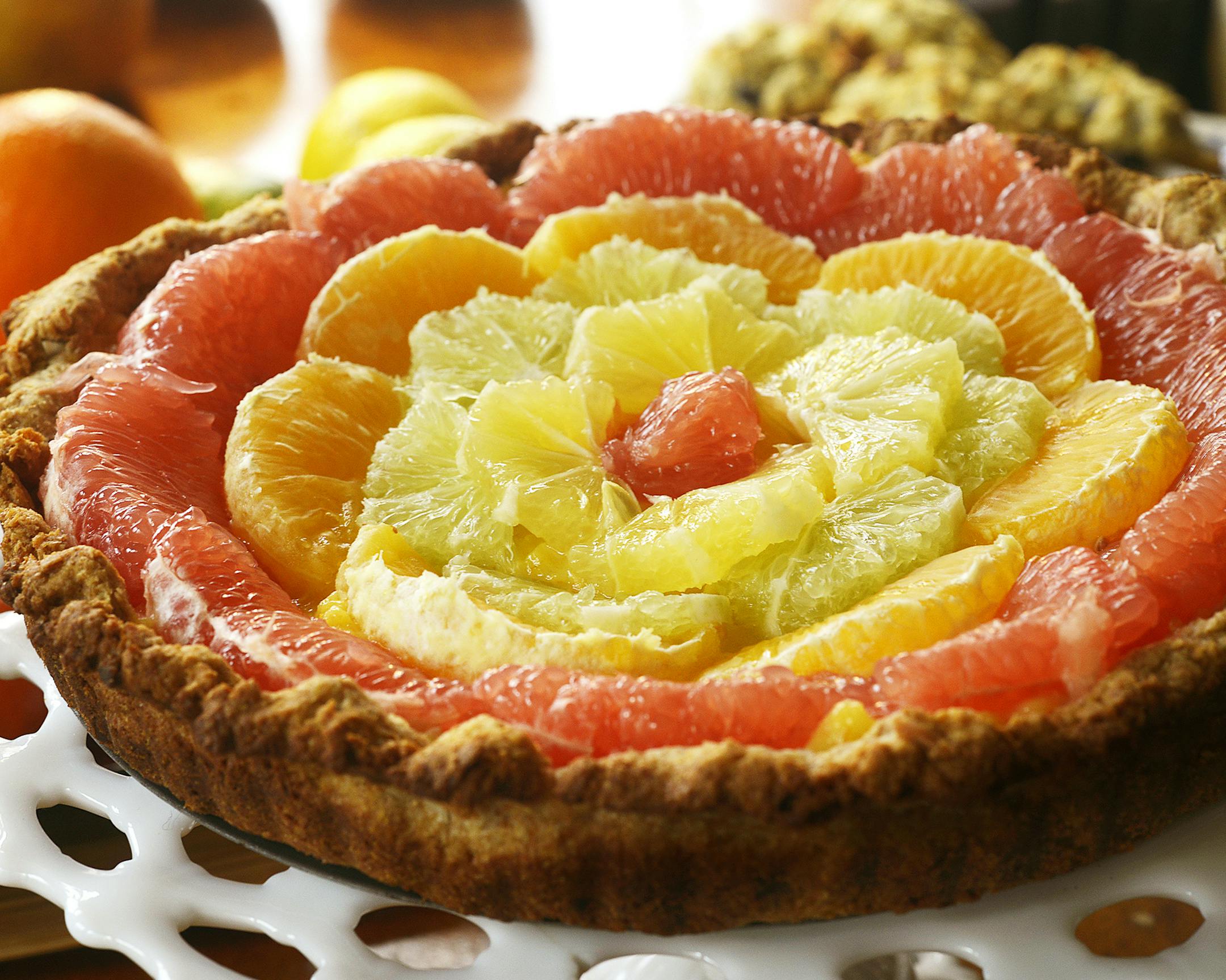 Citrus tart.