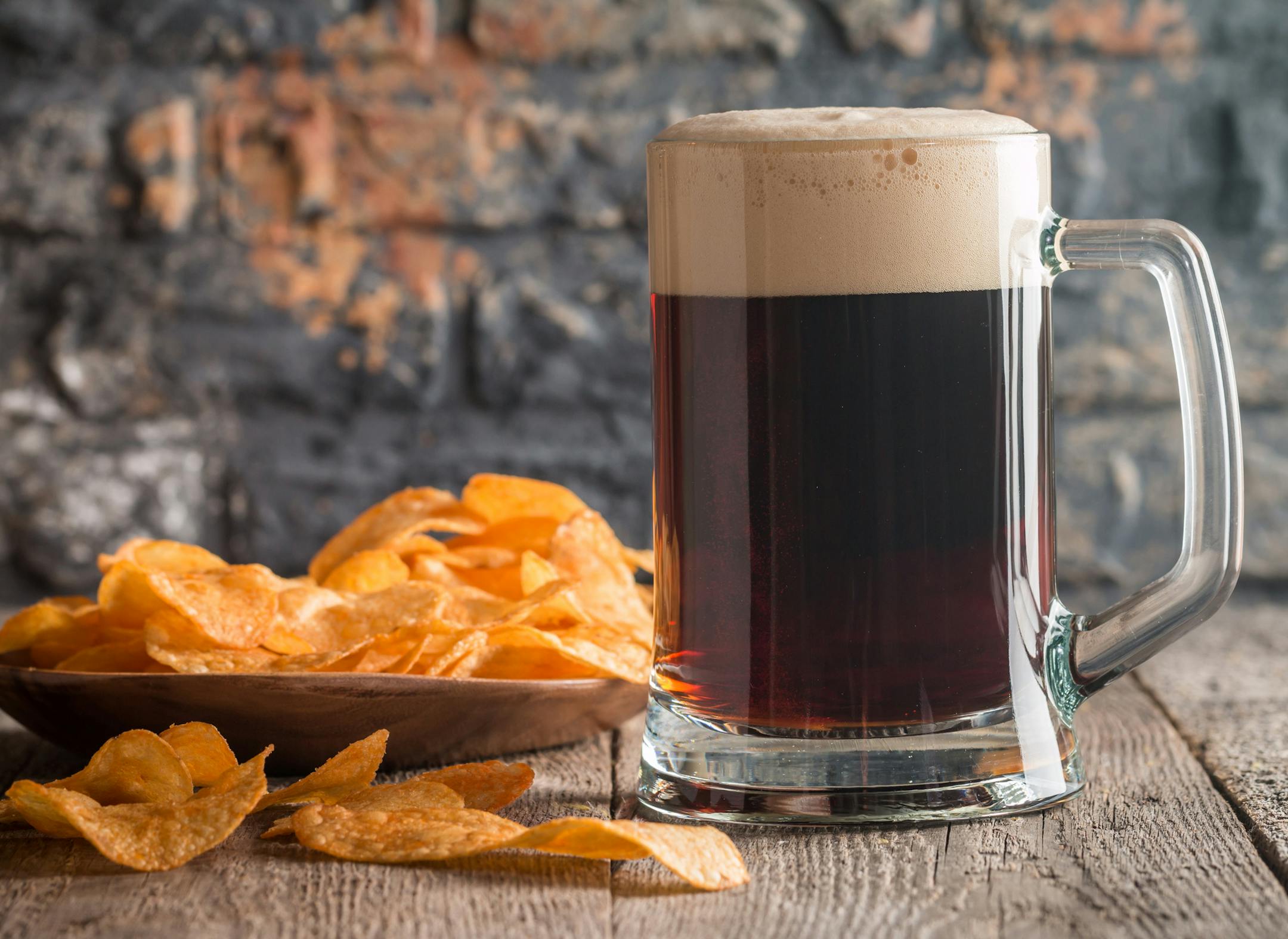 Barbecue potato chips pair well with German-style black lagers. iStock photo