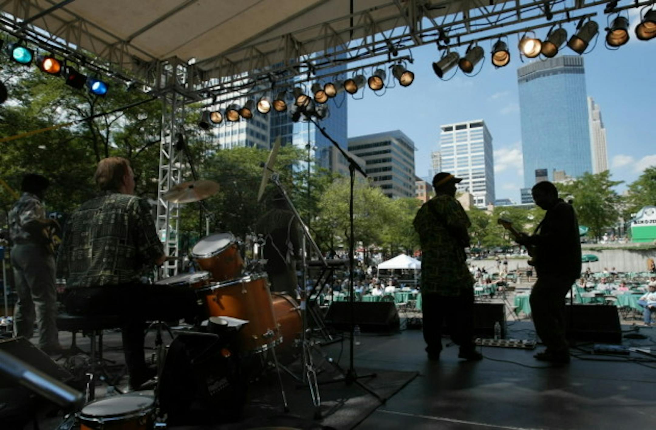 Peavey Plaza will come alive again Saturday with the seventh annual Famous Dave's Blues Fest. / Star Tribune file photo