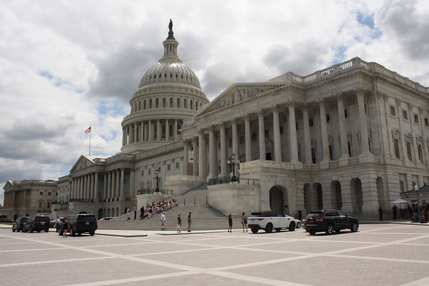 A view of the U.S. Capitol Building on July 25, 2017, in Washington, D.C. (Evan Golub/Zuma Press/TNS) ORG XMIT: 1243545